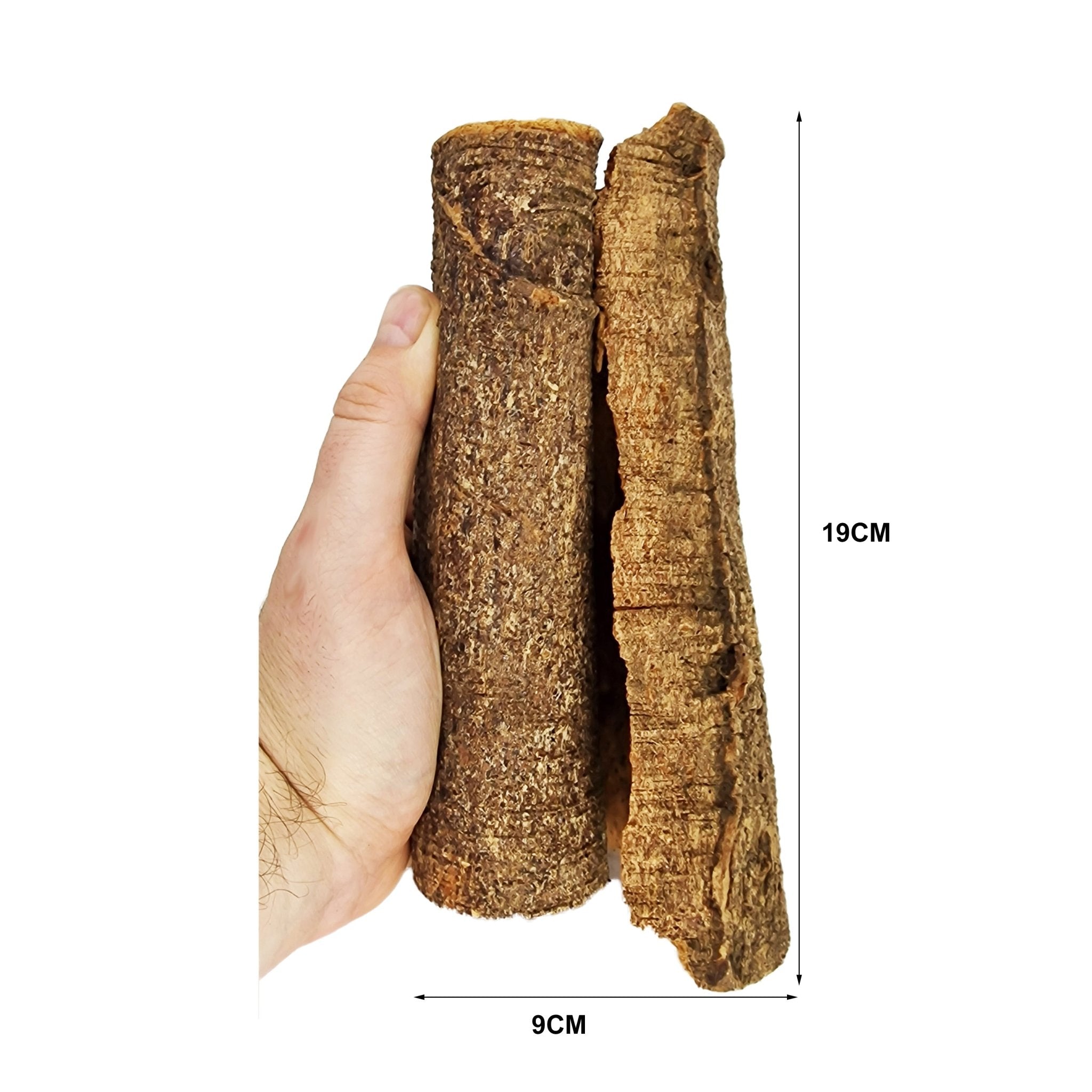 Extra Large Raw Cinnamon Bark Curl Caves - Castle Dawn Aquatics