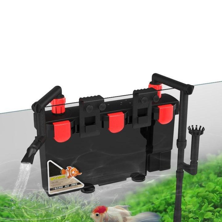 Hang On Back External Convertable Triple Compartment Filter - Castle Dawn AquaticsAquarium Fish Tank Filter And Pumps