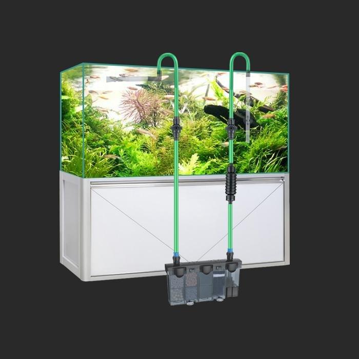Hang On Back External Convertable Triple Compartment Filter - Castle Dawn AquaticsAquarium Fish Tank Filter And Pumps