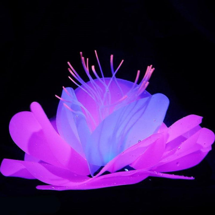 Large Artificial Glowing Butterfly Coral Plant - Castle Dawn AquaticsArtificial Aquarium Plastic Fish Tank Plants