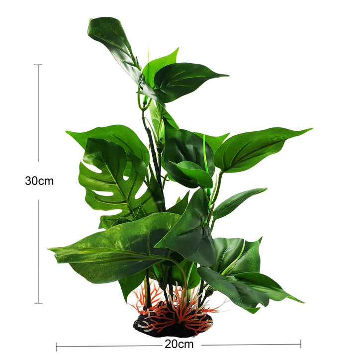 aquarium plastic plants online Large Aquarium Plastic Silk Plant Set of 5
