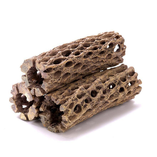 Large Resin Cholla Cactus Skeleton Wood Aquarium Hideaway - Castle Dawn AquaticsAquarium Decor