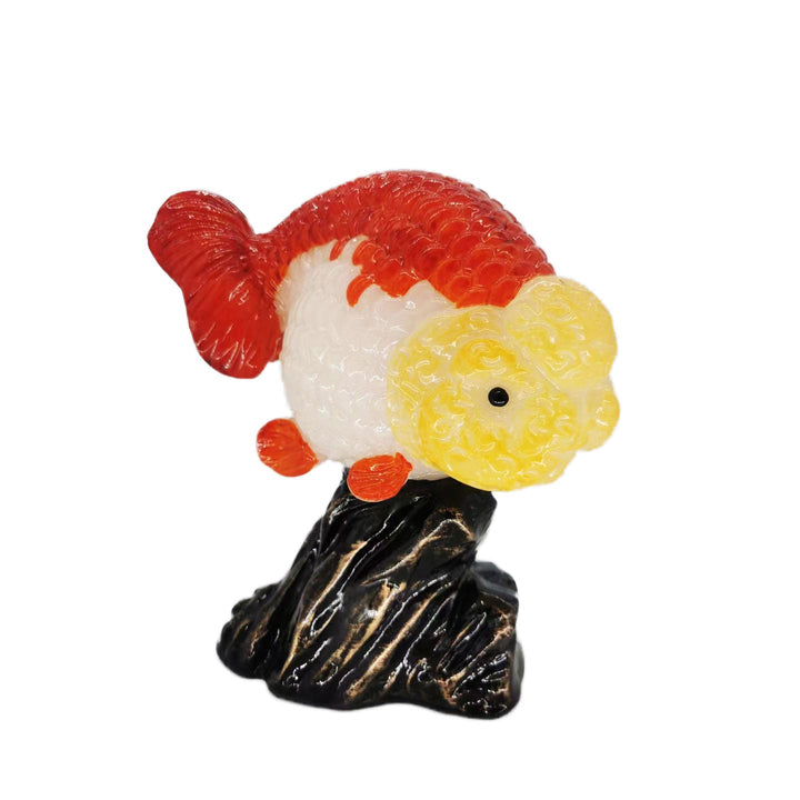 *LIMITED EDITION* Ranchu Goldfish Desktop Ornament - Castle Dawn Aquatics