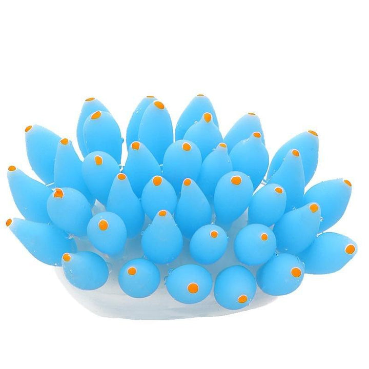 Medium Artificial Glowing Coral Bubble Tip Sea Anemone - Castle Dawn AquaticsArtificial Aquarium Plastic Fish Tank Plants