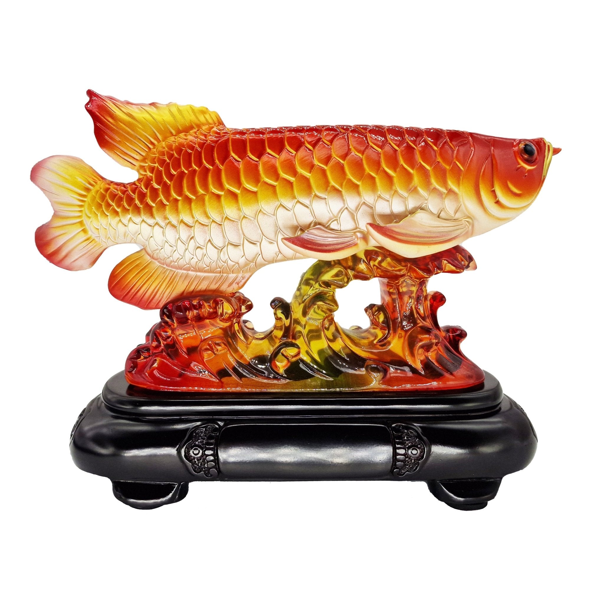 Medium Lucky Red Arowana Ornament - Castle Dawn Aquatics