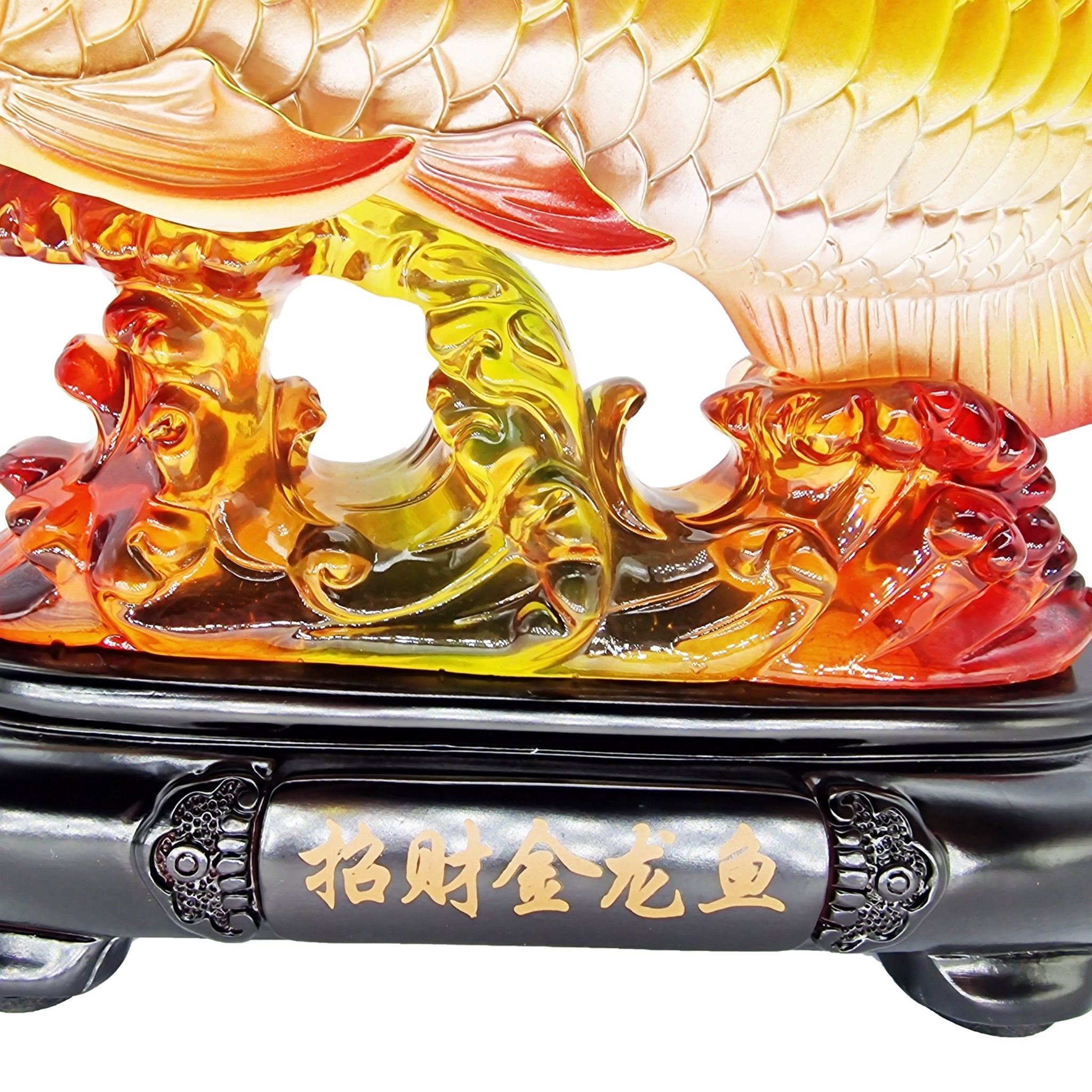 Medium Lucky Red Arowana Ornament - Castle Dawn Aquatics
