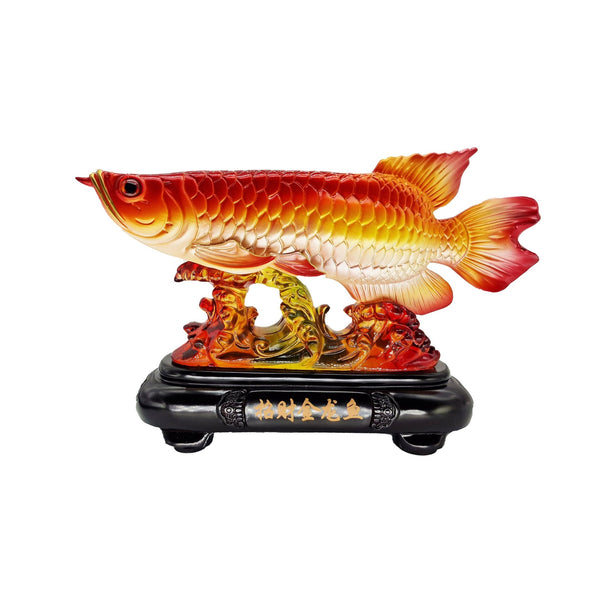 Medium Lucky Red Arowana Ornament - Castle Dawn Aquatics