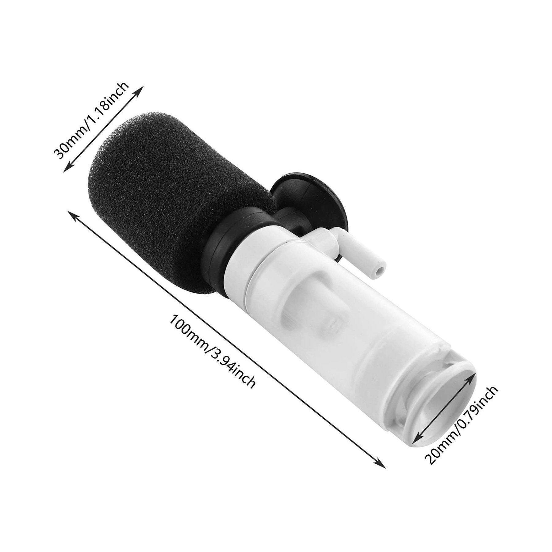 Mini Ultra Quiet 3-in-1 Biochemical Sponge Filter + 3 Replacement Sponge Kit - Castle Dawn AquaticsAquarium Fish Tank Filter And Pumps