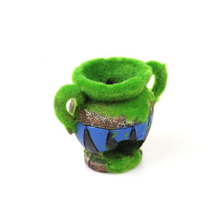 Moss Covered Broken Vase Home Aquarium Decoration - Castle Dawn AquaticsAquarium Decor