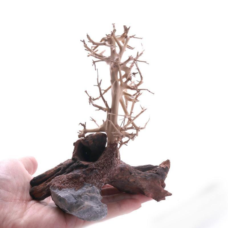 Natural Pre-Made Drift Wood Moss Trees - Castle Dawn AquaticsHardscape Materials