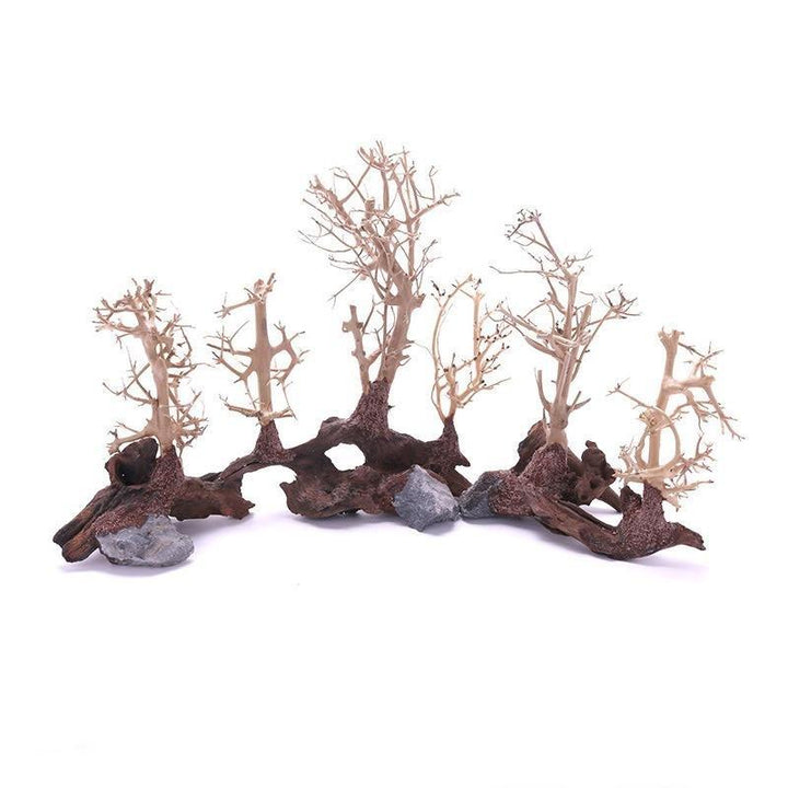 Natural Pre-Made Drift Wood Moss Trees - Castle Dawn AquaticsHardscape Materials