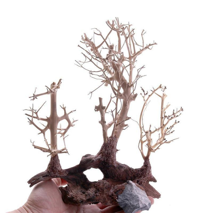 Natural Pre-Made Drift Wood Moss Trees - Castle Dawn AquaticsHardscape Materials