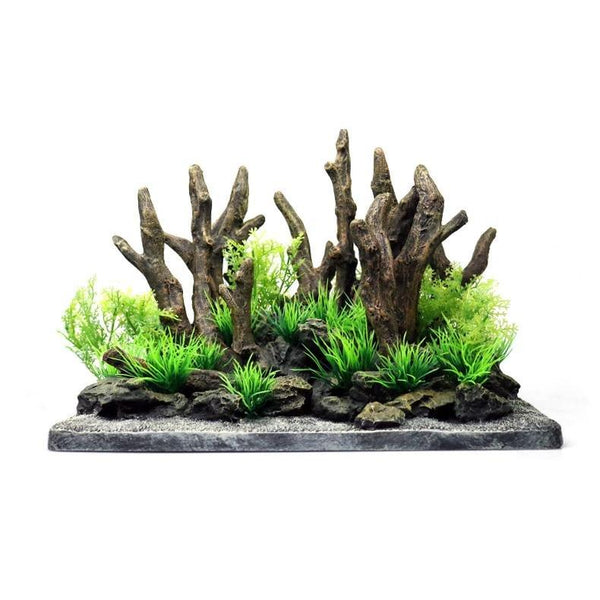 Premade Plug And Play Forest Aquascape Decoration - Castle Dawn AquaticsAquarium Decor