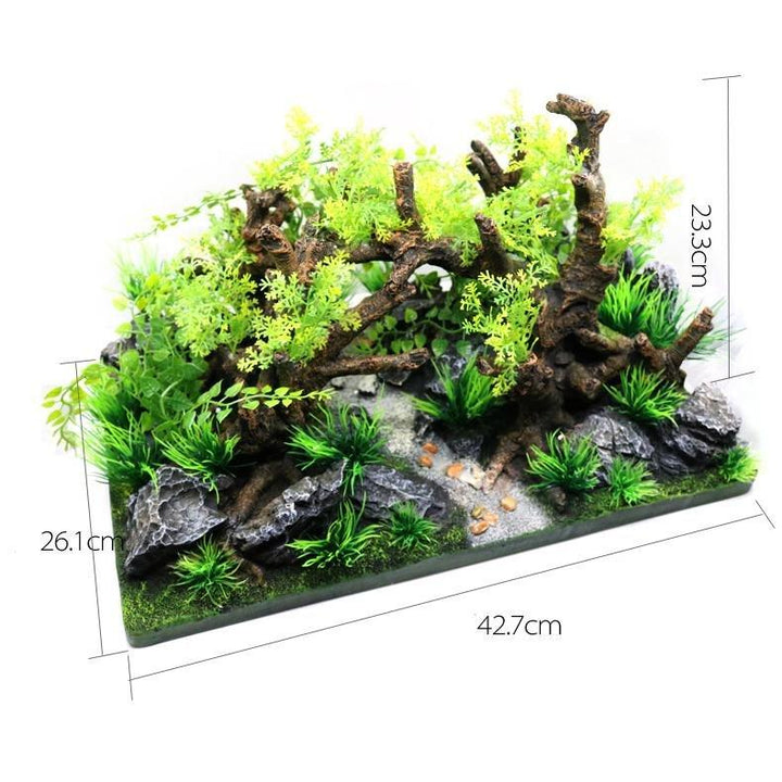 Premade Plug And Play Large River Aquascape Decoration - Castle Dawn AquaticsAquarium Decor
