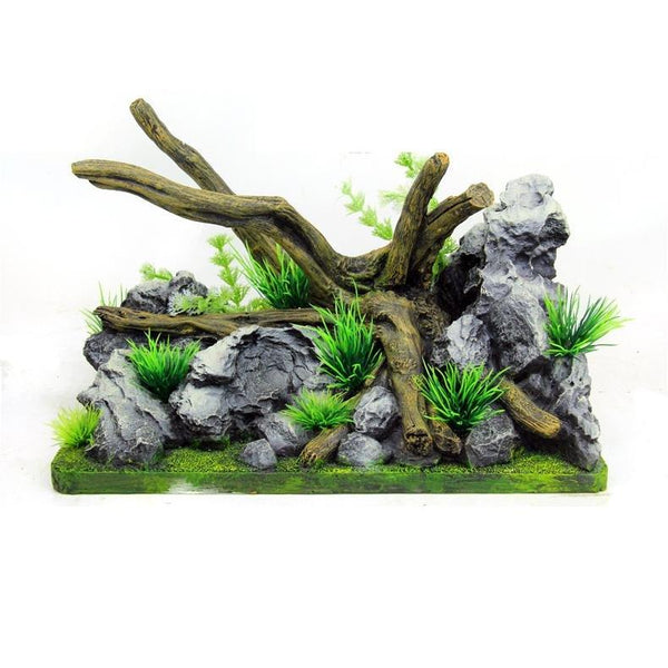 Premade Plug And Play Resin Spider Wood Aquascape Decoration - Castle Dawn AquaticsAquarium Decor