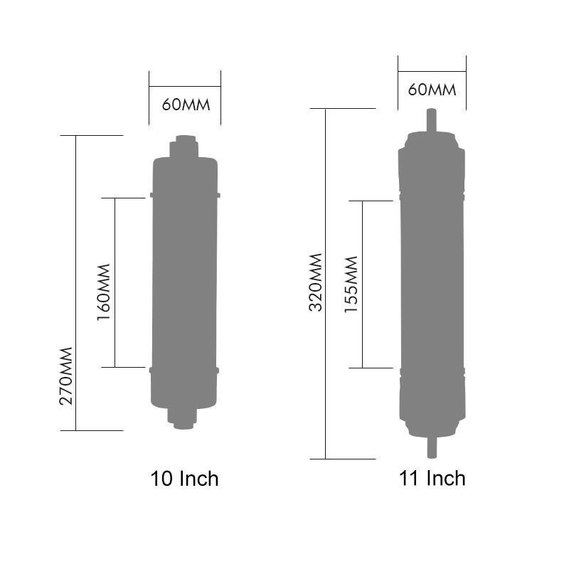 RO Reverse Osmosis System ¼” Quick Connect Post Carbon Filter Cartridge Filter (For Standard System) - Castle Dawn AquaticsAquarium Aquatic Reverse Osmosis