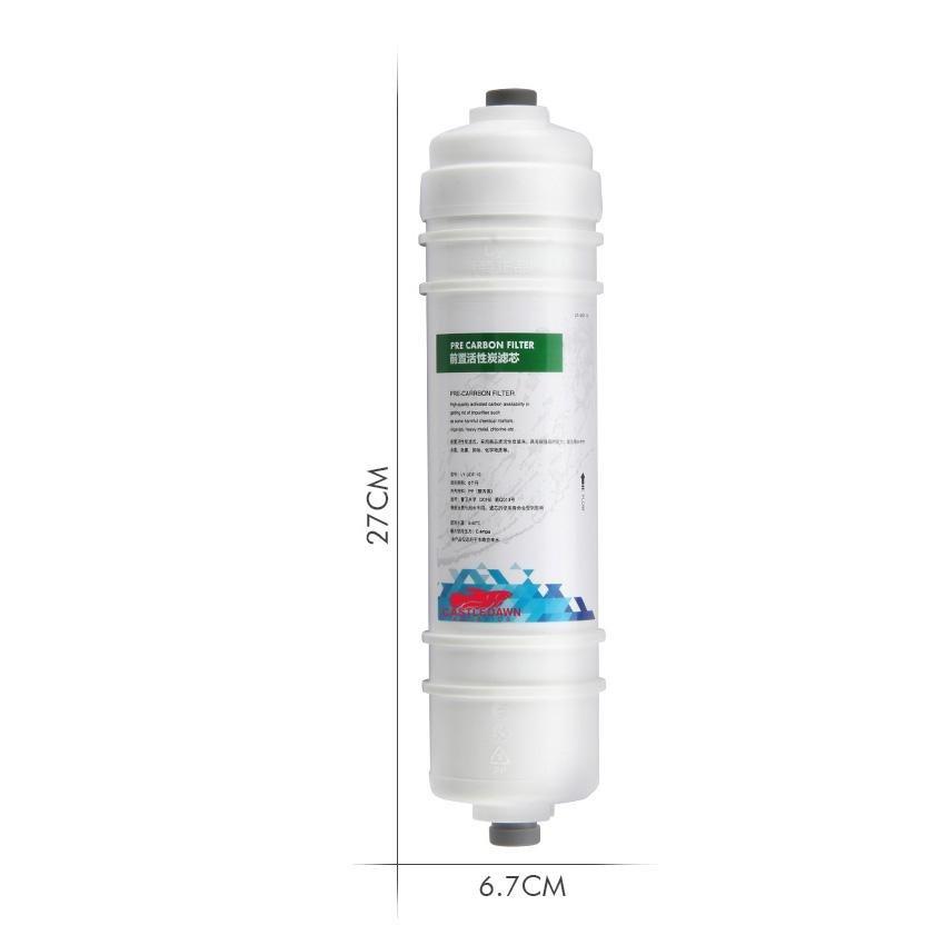 RO Reverse Osmosis System ¼” Quick Connect Pre Carbon Filter Cartridge (For Standard System) - Castle Dawn AquaticsAquarium Aquatic Reverse Osmosis