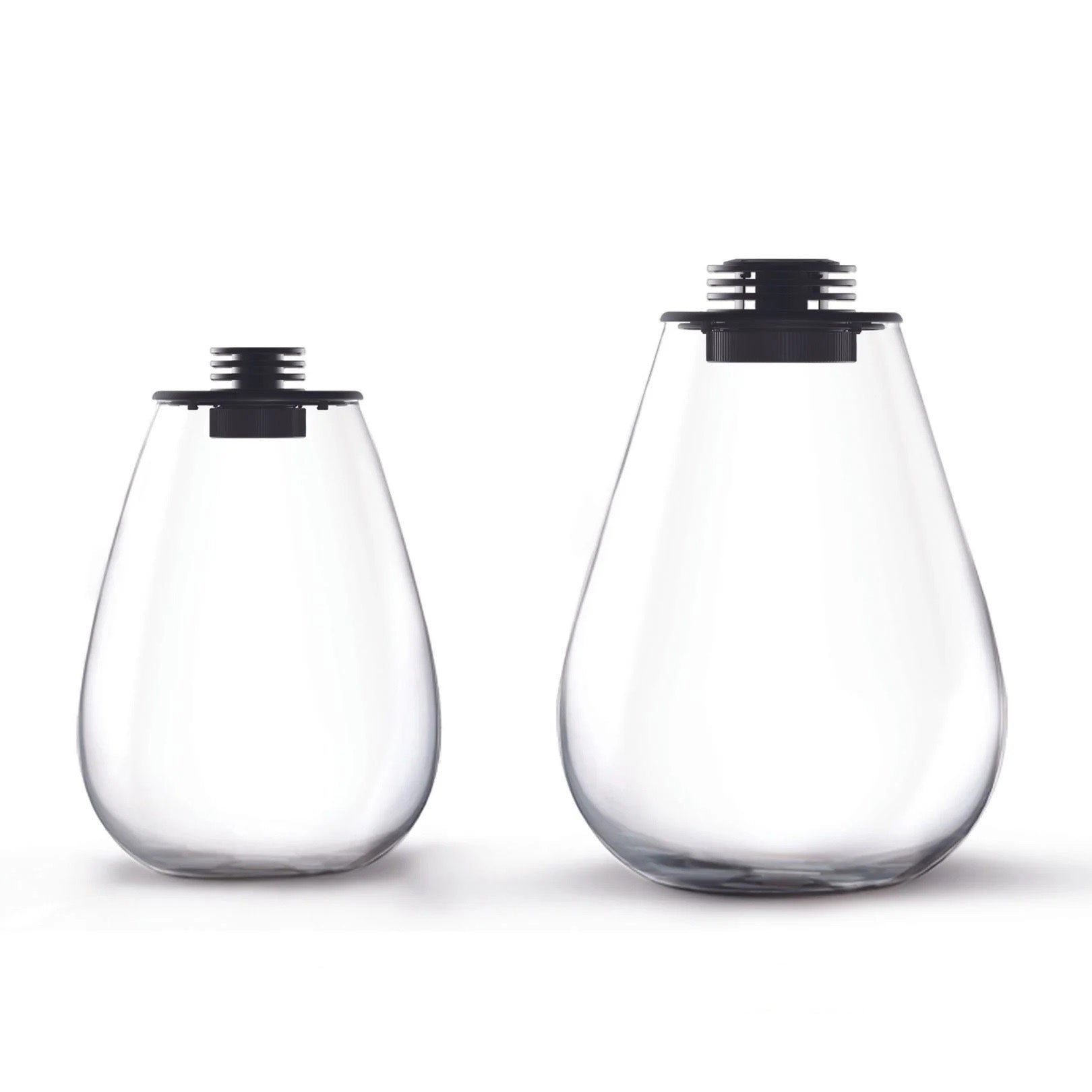 Tear Drop Terrarium (SD-175 / SD-200) With LED - Castle Dawn Aquatics