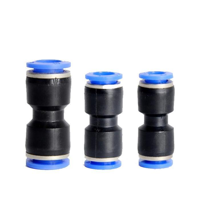 Tube OD Union Straight Type Plastic Push to Quick Connect Tube Fitting (10 Pack) - Castle Dawn AquaticsAquarium Fish Tank Filter Accessories