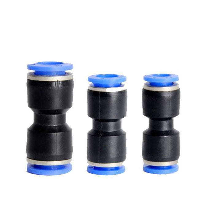 Tube OD Union Straight Type Plastic Push to Quick Connect Tube Fitting (10 Pack) - Castle Dawn AquaticsAquarium Fish Tank Filter Accessories